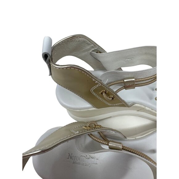 NeroGiardini Bungee Platform Wedge Sandal Size 40 US 10 - Picture 8 of 14